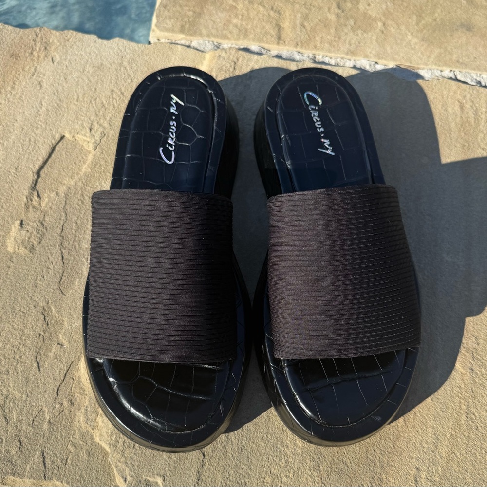 Circus NY by Sam Edelman Latasha Platform Slide Sandals – Size 8.5 – Rare Style - Picture 3 of 12